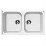 כיור מטבח כפול ליטוס N-200 סופר גרניט AQUATOP כיור מטבח כפול ליטוס N-200 סופר גרניט AQUATOP