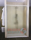 מקלחון חזית הזזה 2 דפנות קבועות 2 דלתות הזזה על מסילה 130 ס"מ - 170 ס"מ מקלחון חזית הזזה 2 דפנות קבועות 2 דלתות הזזה על מסילה 130 ס"מ - 170 ס"מ