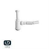 סיפון שרשורי לכיור מטבח עם יציאה למדיח JIMTEN + גשר סיפון שרשורי לכיור מטבח עם יציאה למדיח JIMTEN + גשר