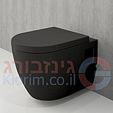 אסלה תלויה מבית BOCCHI בוצי שחור מט או מבריק אסלה תלויה מבית BOCCHI בוצי שחור מט או מבריק