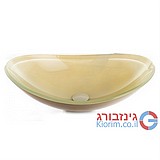 כיור מונח זכוכית פרגמון 54X36 כיור מונח זכוכית פרגמון 54X36