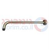 זרוע למקלחת עגולה מהקיר גימור ברונזה זרוע למקלחת עגולה מהקיר גימור ברונזה