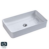 כיור חרס מונח מלבני 60x35x11 כיור חרס מונח מלבני 60x35x11