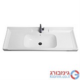 כיור משטח חרס 120 ס"מ ענתיק לבן או פרגמון כיור משטח חרס 120 ס"מ ענתיק לבן או פרגמון